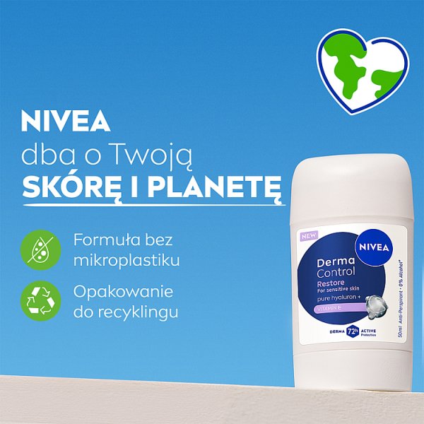 Nivea Derma Control Restore Antyperspirant Stick 50ml