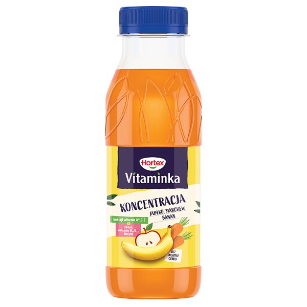 Hortex Vitaminka Sok koncentracja jabłko marchew banan 300 ml