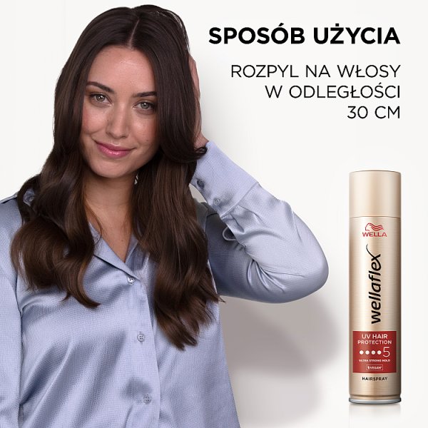 Wella Wellaflex UV Hair Protection Ultra Strong Hold Lakier do włosów 250 ml
