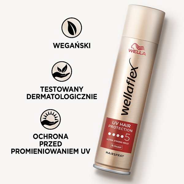 Wella Wellaflex UV Hair Protection Ultra Strong Hold Lakier do włosów 250 ml
