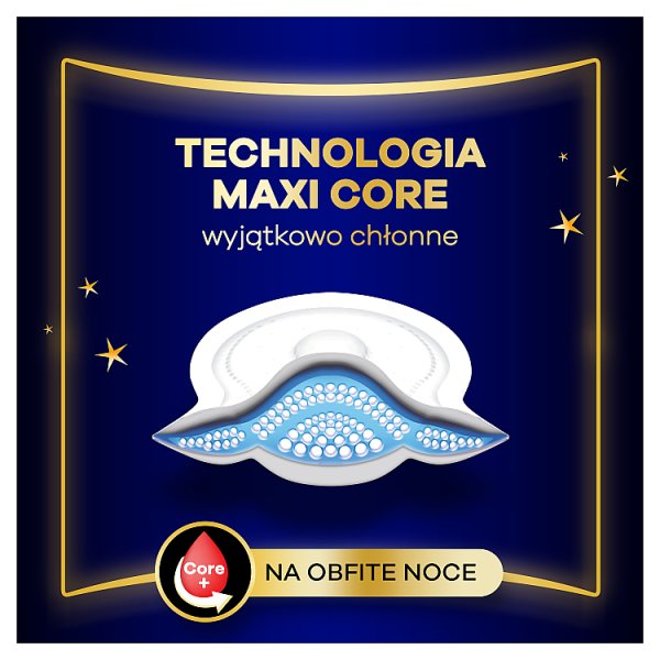 Always Maxi Podpaski Ze Skrzydełkami Secure Night (Rozmiar 4) 8 Podpaski
