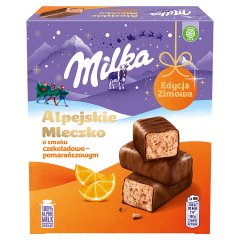 Milka Alpejskie Mleczko Pianka o smaku czekoladowo-pomarańczowym 330 g