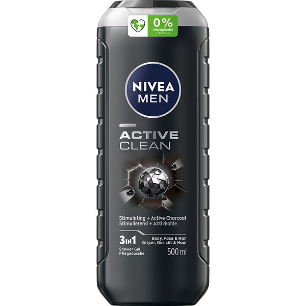 Nivea MEN Active Clean Żel pod prysznic dla mężczyzn 500 ml