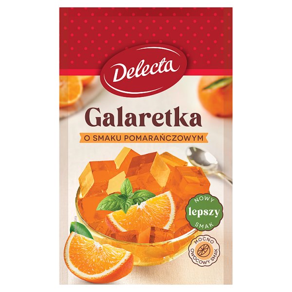 Delecta Galaretka o smaku pomarańczowym 70 g