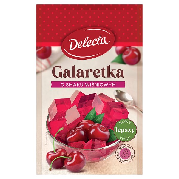 Delecta Galaretka o smaku wiśniowym 70 g