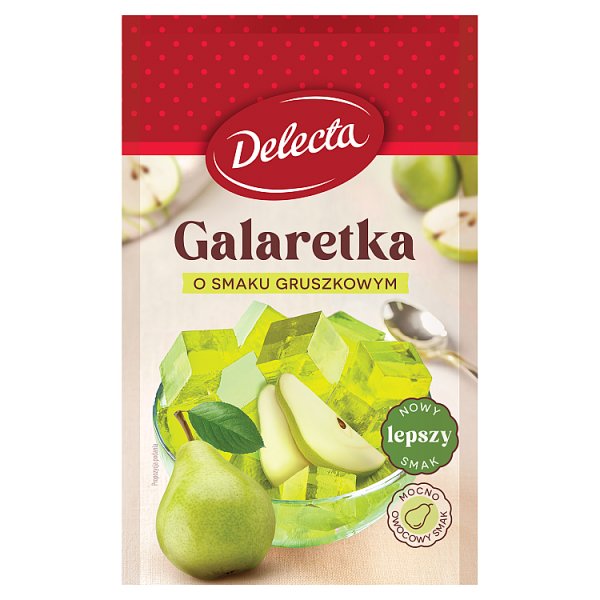 Delecta Galaretka o smaku gruszkowym 70 g