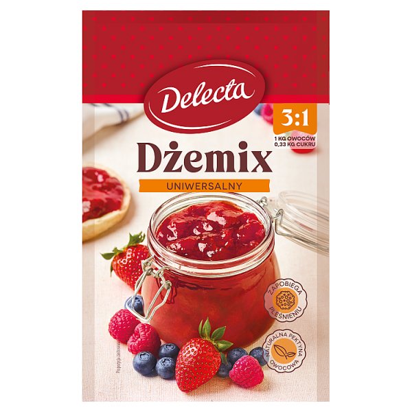 Delecta Mieszanka żelująca dżemix uniwersalny 3:1 30 g