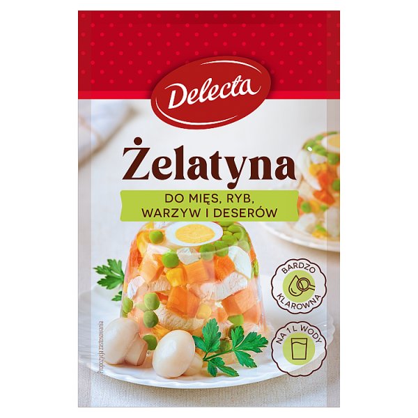 Delecta Żelatyna do mięs ryb warzyw i deserów 20 g