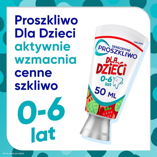 Sensodyne ProSzkliwo Pasta do zębów z fluorkiem dla dzieci 0-6 lat 50 ml
