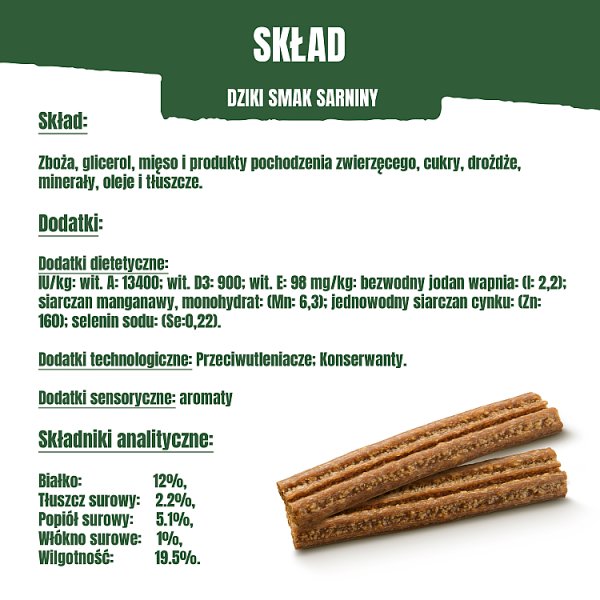 Purina AdVENTuROS Strips Karma dla psów dziki smak sarniny 90 g