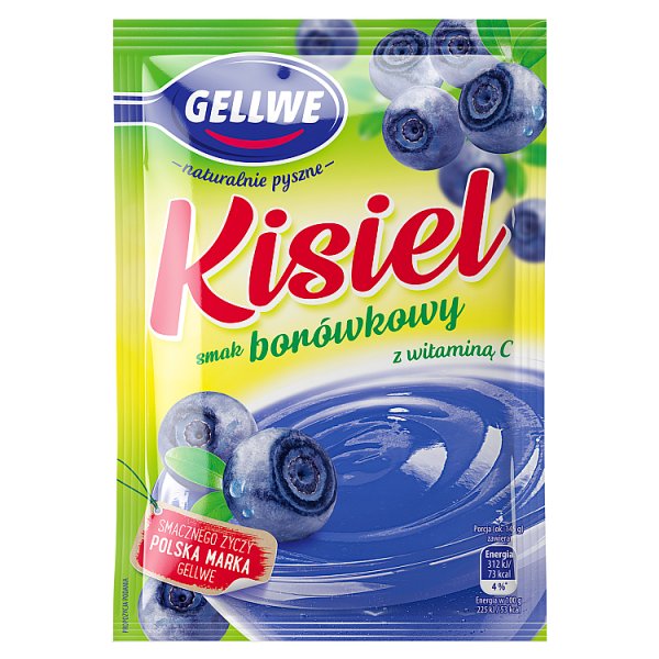 Gellwe Kisiel smak borówkowy 38 g
