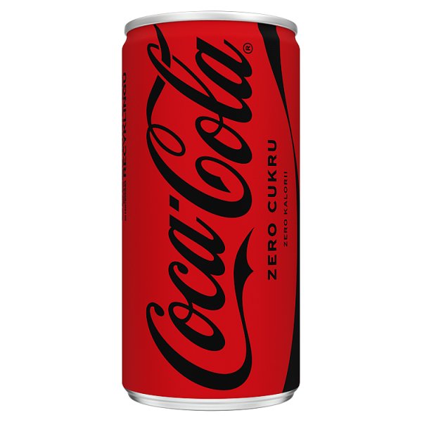 Napój gaz Coca-Cola zero 200ml do ceny doliczana jest kaucja 0,50 zł 