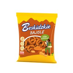Beskidzkie Bajgle o smaku masło orzechowe 200 g