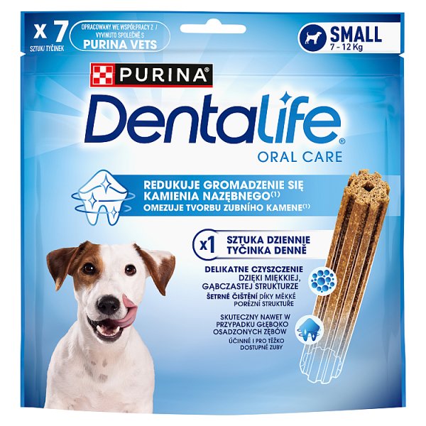 Dentalife Uzupełniająca karma dla dorosłych psów 7-12 kg 115 g (7 sztuk)