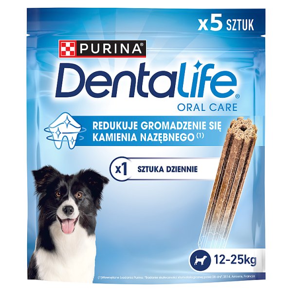 Dentalife Uzupełniająca karma dla dorosłych psów 12-25 kg 115 g (5 sztuk)