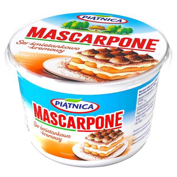 Piątnica Ser śmietankowo-kremowy mascarpone 500 g