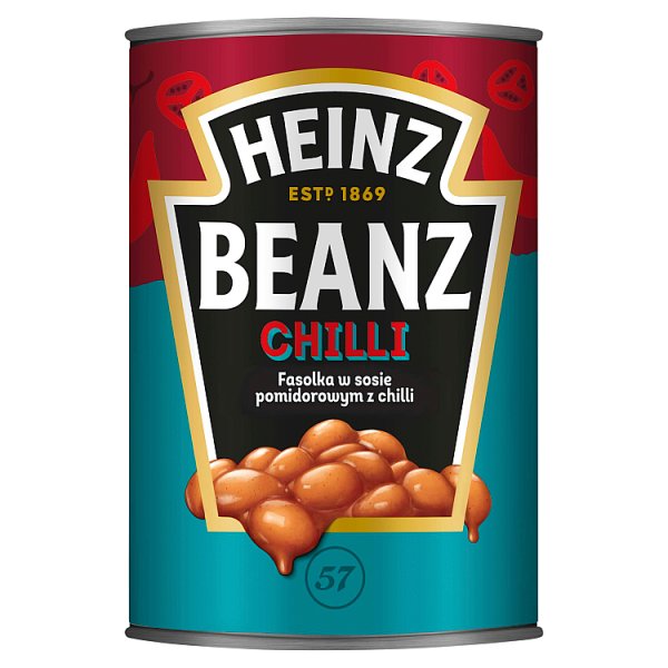 Heinz Fasolka w sosie pomidorowym z chilli 390 g