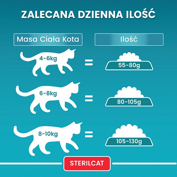 PURINA ONE Bifensis Sterilcat Karma dla kotów bogata w wołowinę 800 g