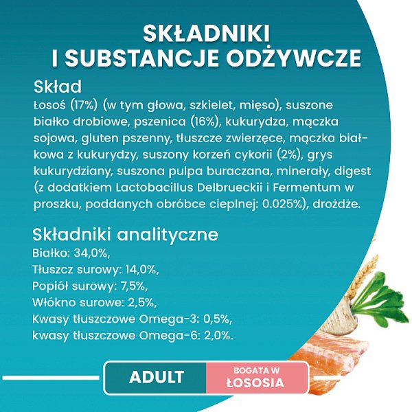 PURINA ONE Adult Karma dla kotów bogata w łososia 800 g