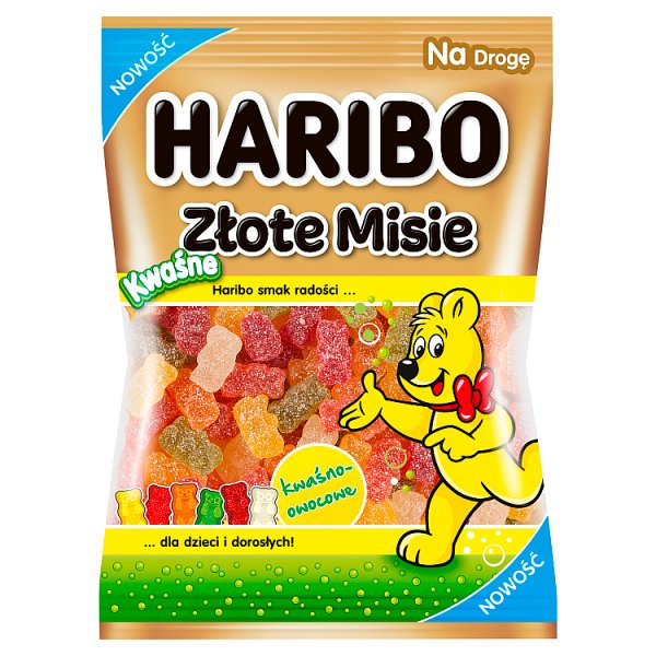 Haribo Złote Misie Żelki o smaku owocowym kwaśne 85 g