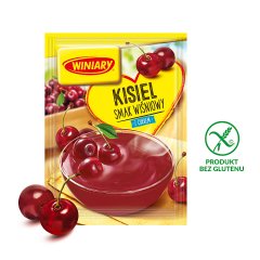 Winiary Kisiel z cukrem smak wiśniowy 77 g