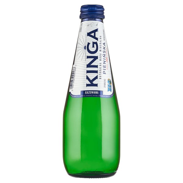 Kinga Pienińska Naturalna woda mineralna gazowana niskosodowa 330 ml