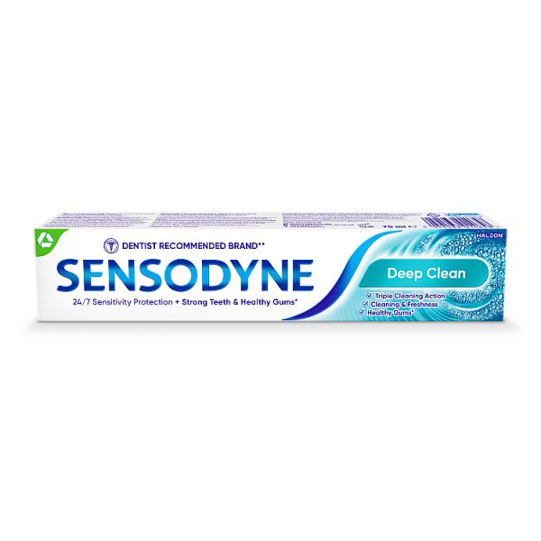 Sensodyne Deep Clean Pasta do zębów z fluorkiem 75 ml