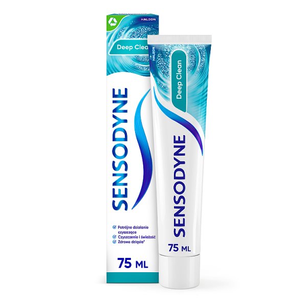 Sensodyne Deep Clean Pasta do zębów z fluorkiem 75 ml