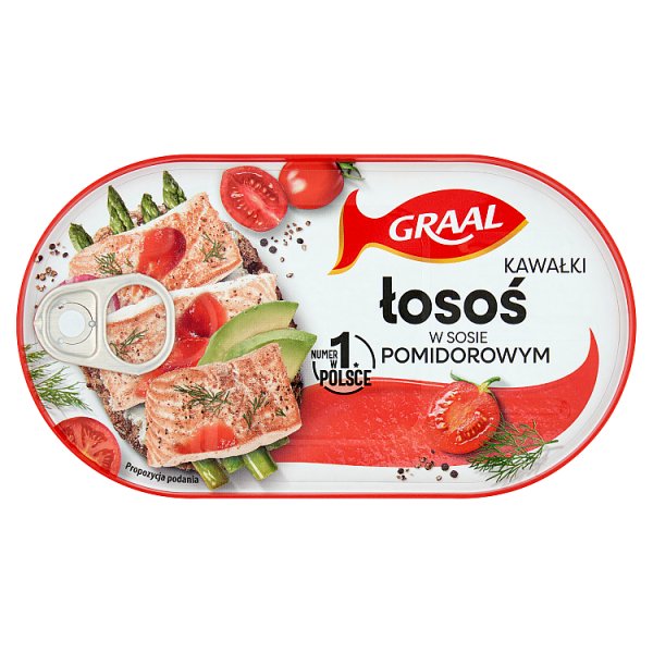 Graal Łosoś w sosie pomidorowym kawałki 170 g