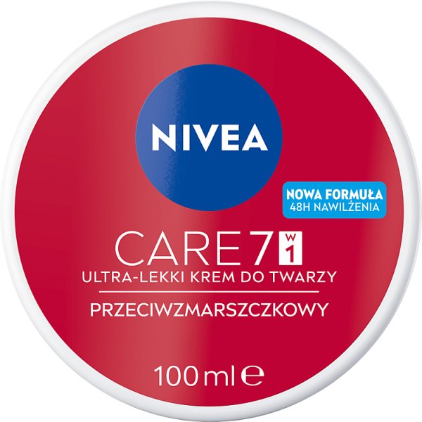 Nivea Care 7w1 Przeciwzmarszczkowy Ultra-Lekki krem do twarzy 100 ml