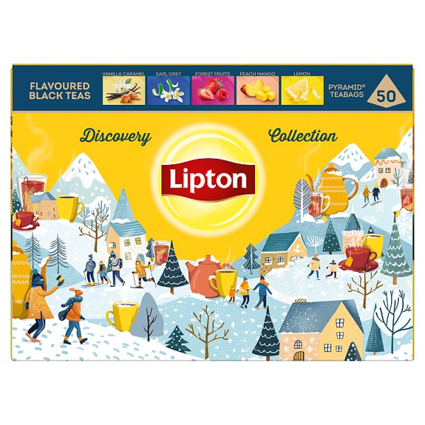 Lipton Discovery Collection Herbata czarna 82 g (50 torebek)