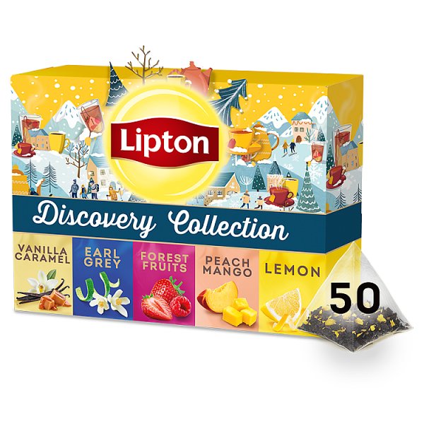 Lipton Discovery Collection Herbata czarna 82 g (50 torebek)