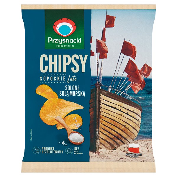 Przysnacki Chipsy solone solą morską 30 g