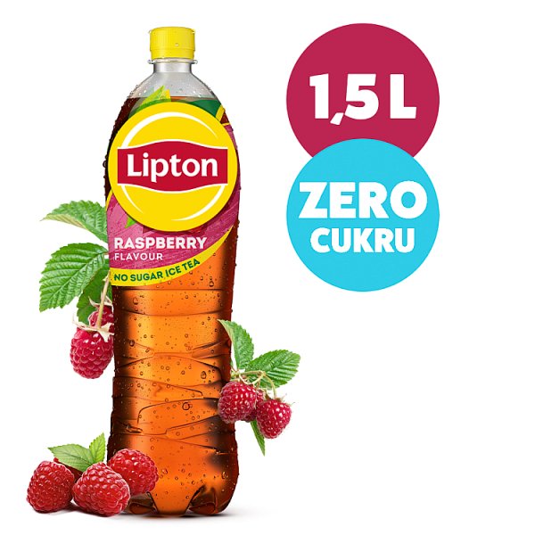 Lipton Ice Tea Raspberry Flavour Zero Napój niegazowany 1,5 l