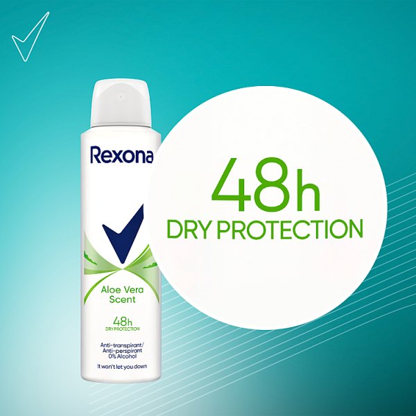 Rexona Aloe Vera Scent Antyperspirant w aerozolu 150 ml