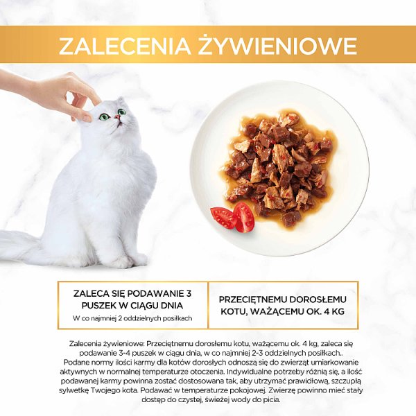 Gourmet Gold Karma dla kotów casserole z wołowiną i kurczakiem w sosie z pomidorami 85 g