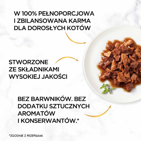 Gourmet Gold Karma dla kotów casserole z kaczką i indykiem w sosie 85 g