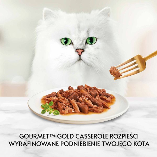 Gourmet Gold Karma dla kotów casserole z kaczką i indykiem w sosie 85 g
