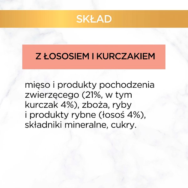 Gourmet Gold Karma dla kotów łosoś i kurczak w sosie z pomidorami 85 g