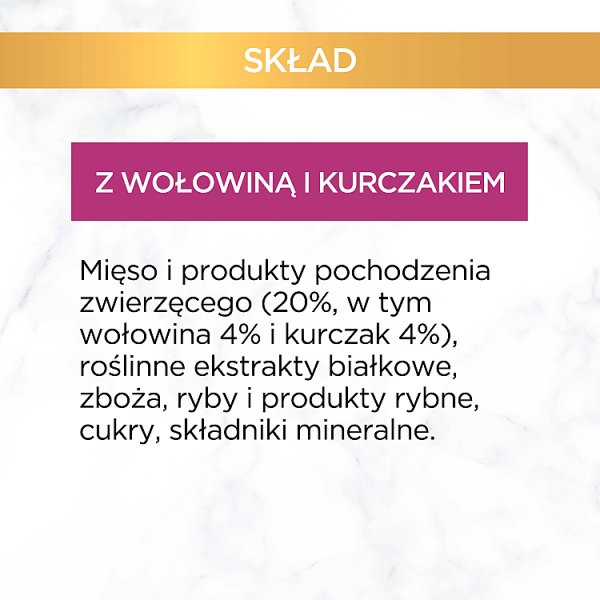 Gourmet Gold Karma dla kotów podwójna przyjemność wołowina i kurczak 85 g