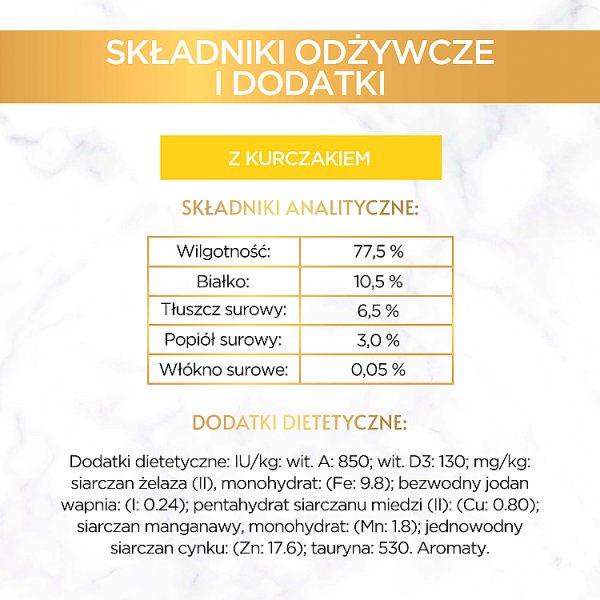 Gourmet Gold Karma dla kotów mus z kurczakiem 85 g