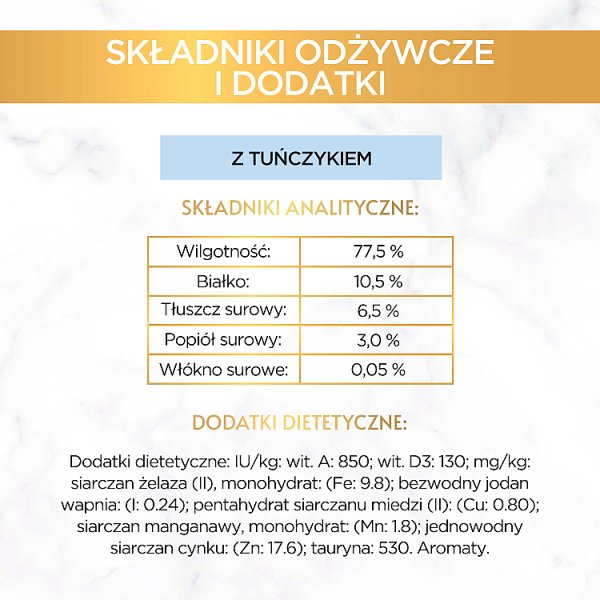 Gourmet Gold Karma dla kotów mus z tuńczykiem 85 g