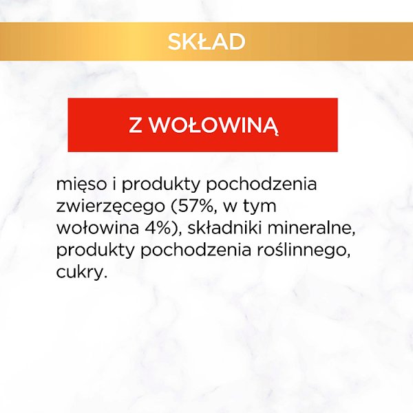 Gourmet Gold Karma dla kotów mus z wołowiną 85 g