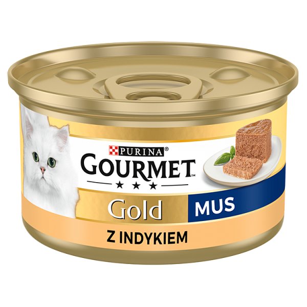 Gourmet Gold Karma dla kotów mus z indykiem 85 g