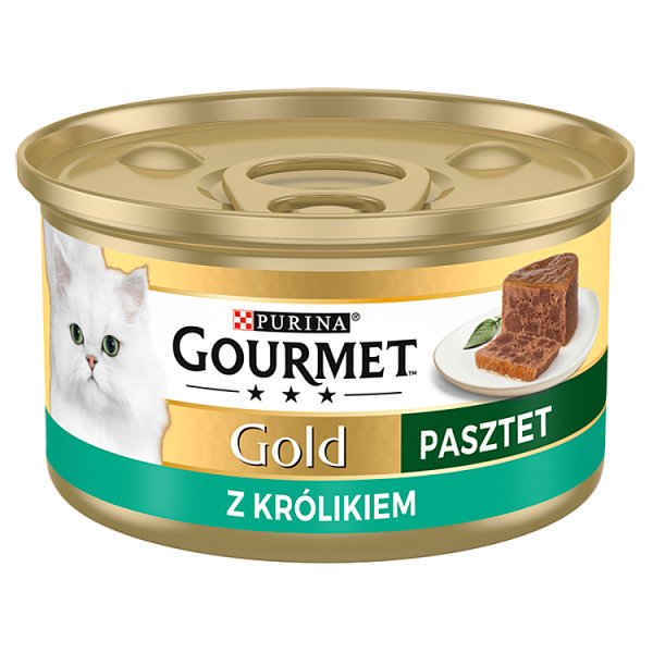 Gourmet Gold Karma dla kotów pasztet z kawałkami królika 85 g