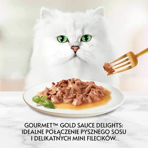 Gourmet Gold Karma dla kotów kawałki w smakowitym sosie z kurczakiem 85 g
