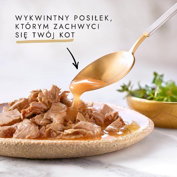Gourmet Gold Karma dla kotów kawałki w smakowitym sosie z wołowiną 85 g