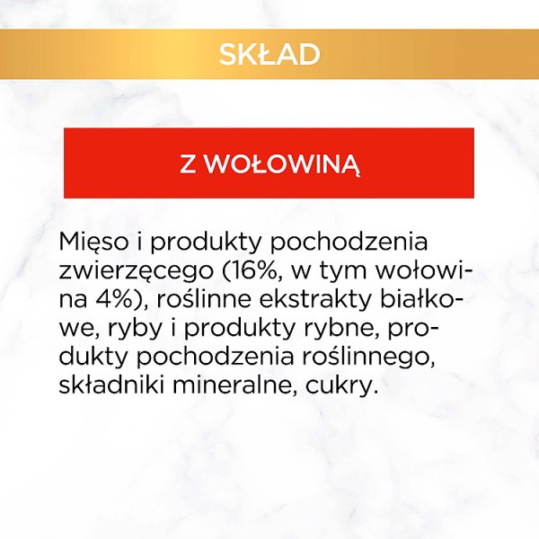 Gourmet Gold Karma dla kotów kawałki w smakowitym sosie z wołowiną 85 g
