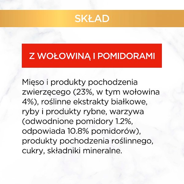 Gourmet Gold Karma dla kotów savoury cake z wołowiną i pomidorami 85 g