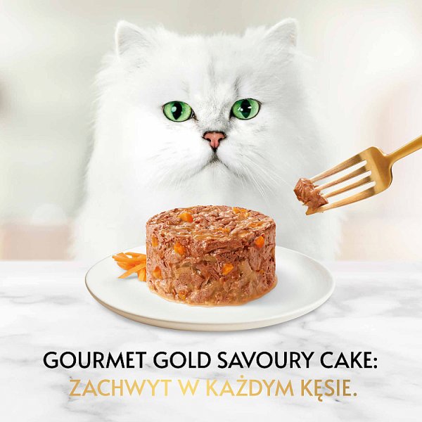 Gourmet Gold Karma dla kotów savoury cake z kurczakiem i marchewką 85 g